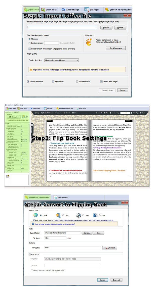 steps_office_to_flipping_book_pro