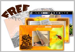 flipping-book-sunflower-theme