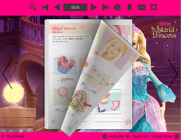 barbie templates for PDF to Flipping book