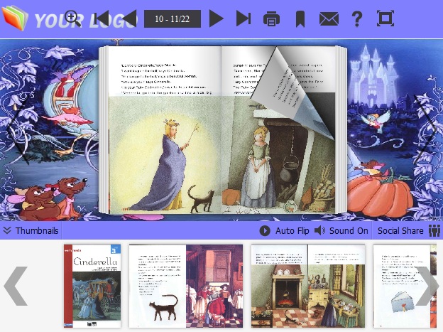 cinderella templates for PDF to Flipping book Pro