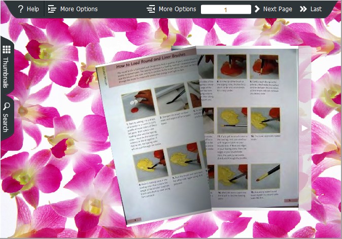 petal templates for PDF to Flipping book Pro