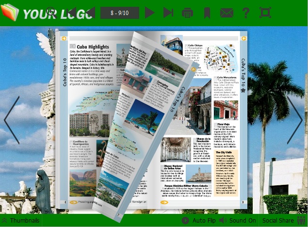 cuba templates for PDF to Flipping Book