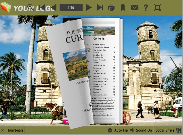 cuba templates for PDF to Flipping Book